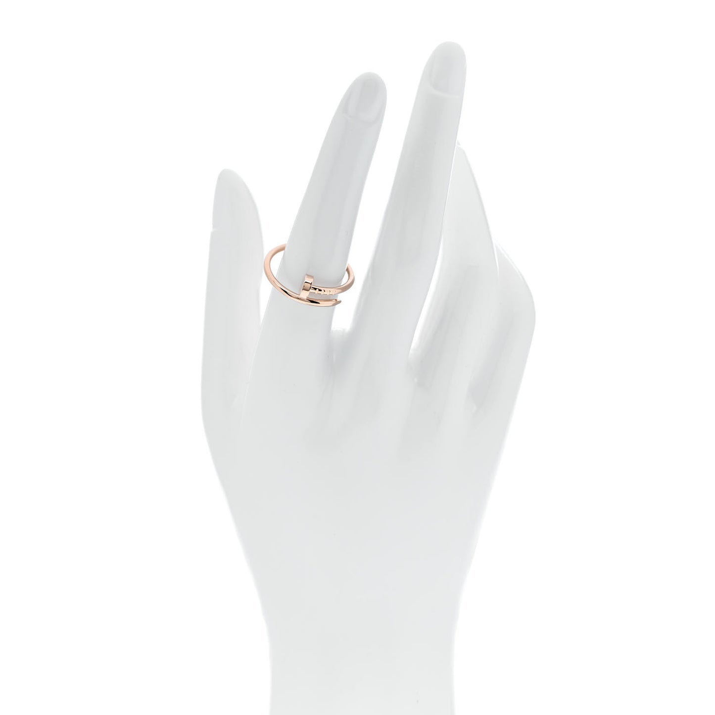 18K Pink Gold Small Juste Un Clou Ring 56 7.5