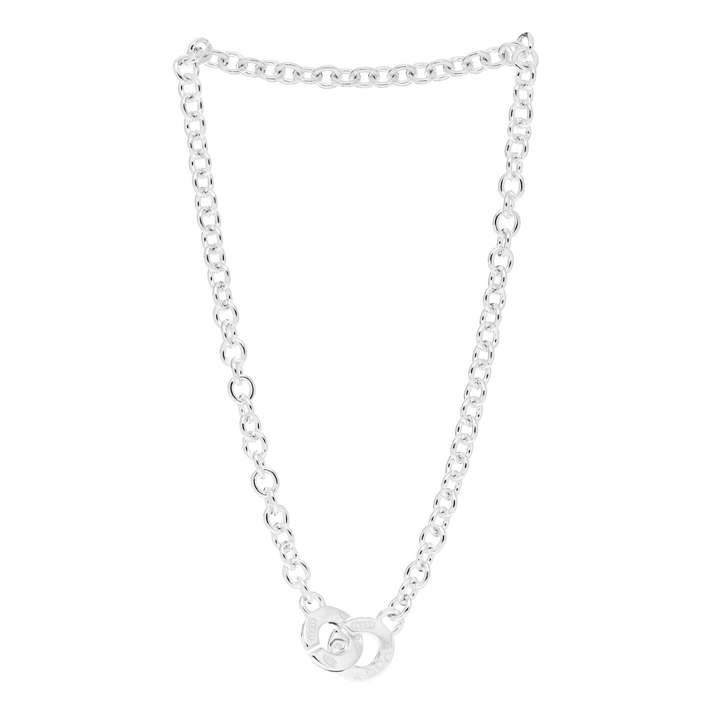 Sterling Silver 1837 Circle Clasp Necklace