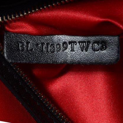 Valentino Garavani Nappa Canvas Camouflage Rockstud Wristlet Clutch Red Black 7 of 8