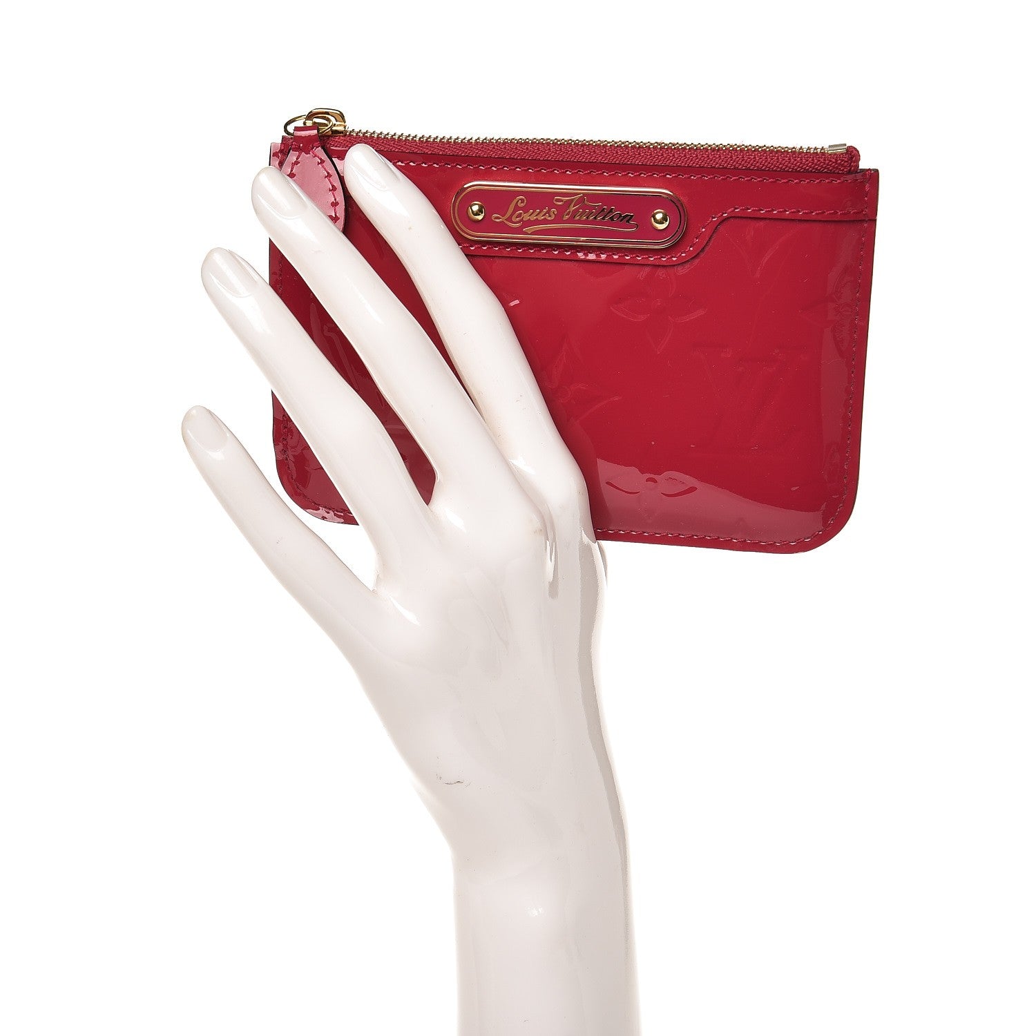 Louis Vuitton Vernis Key Pouch Rose Indien 2 of 8