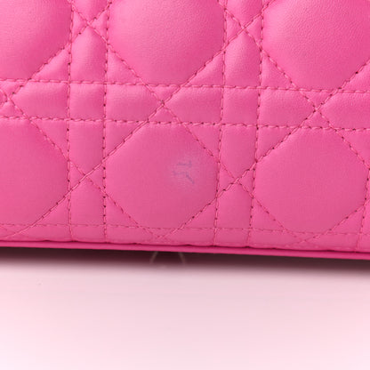 Christian Dior Lambskin Cannage Large Lady Dior Pink 12 of 14