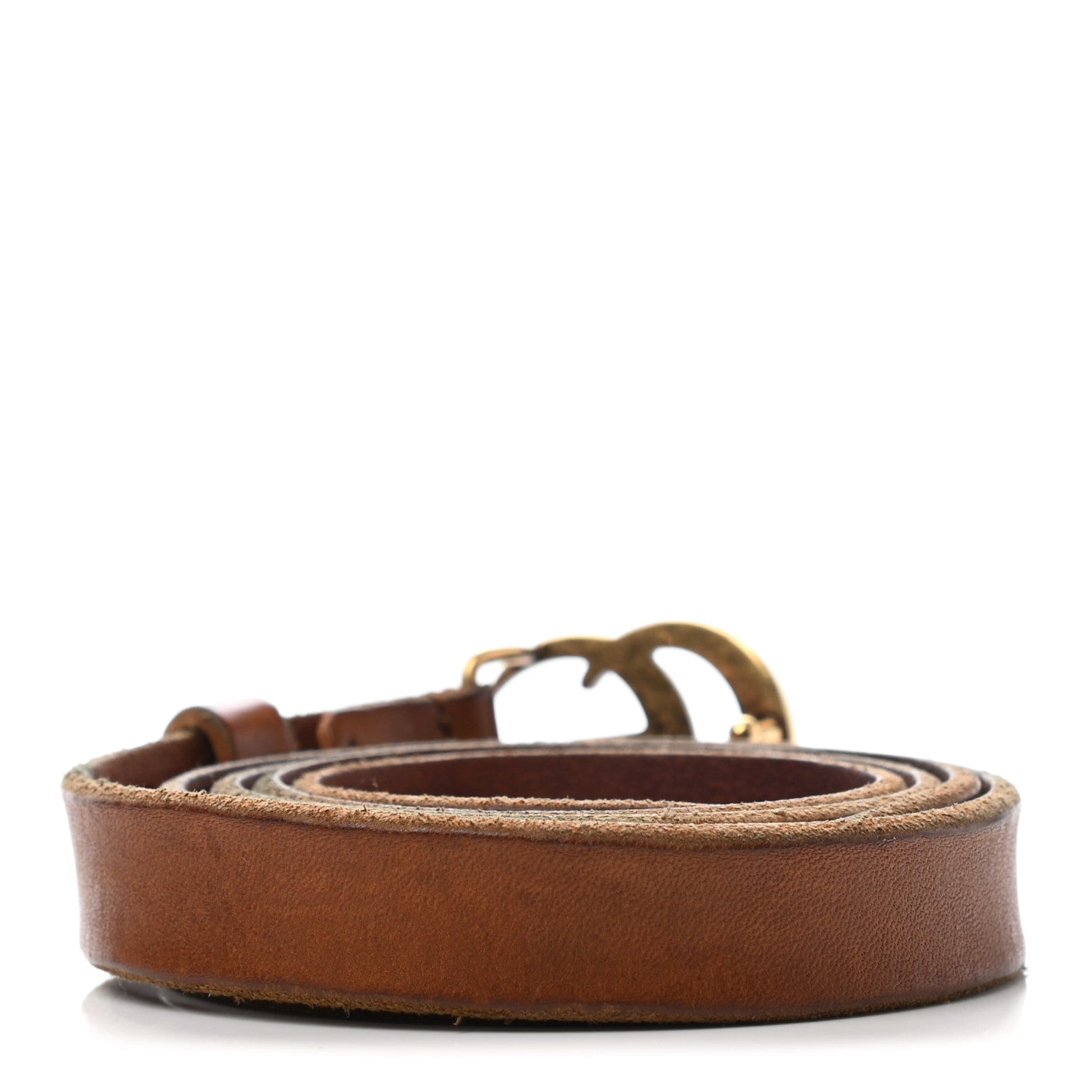 Gucci Faded Calfskin Double G 20mm Belt 95 38 Cuir 2 of 5
