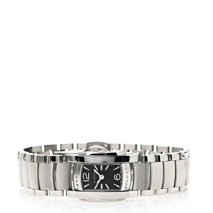 Bulgari Stainless Steel 18mm Assioma Quartz Watch Black 2 of 5