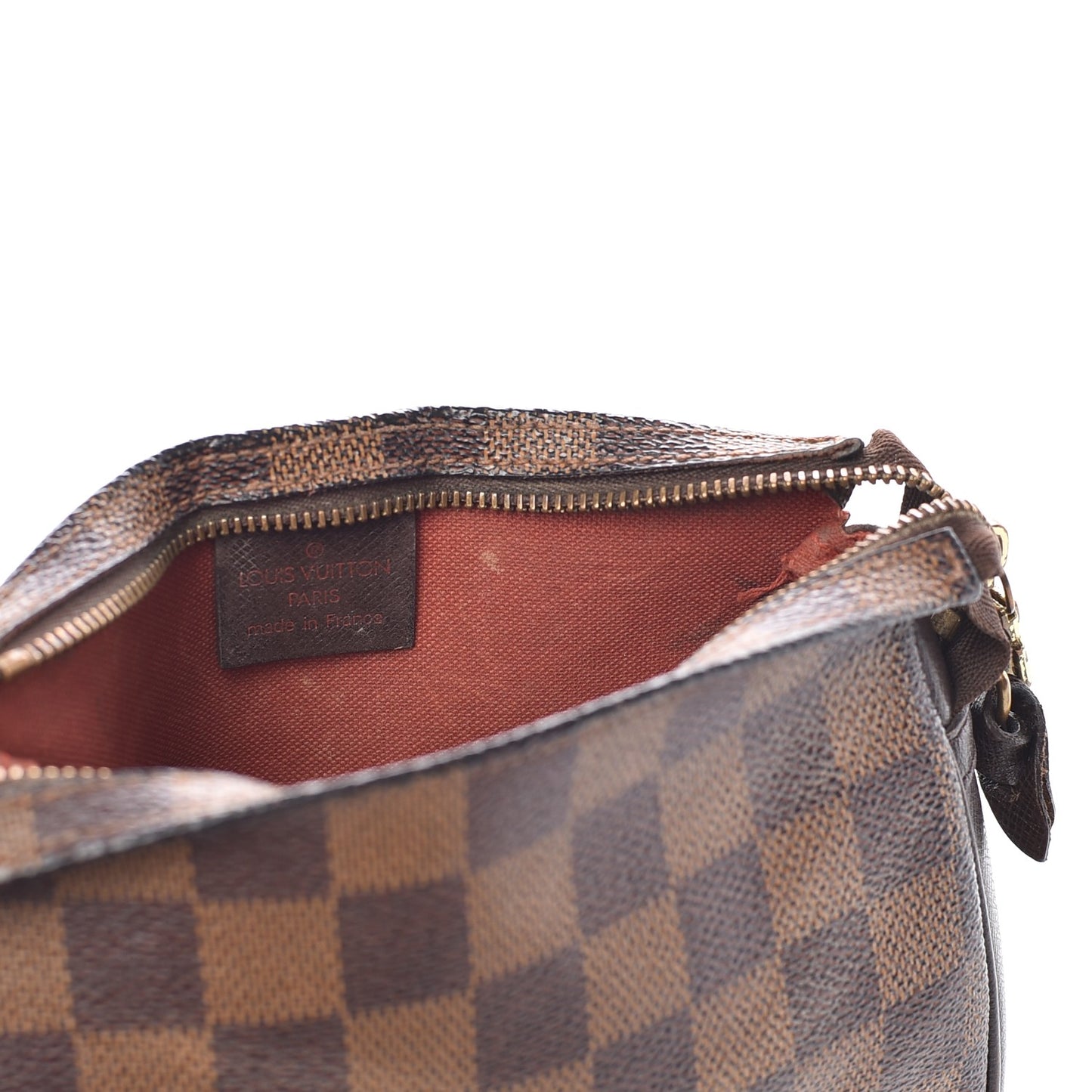Damier Ebene Trousse Make Up Bag Pochette