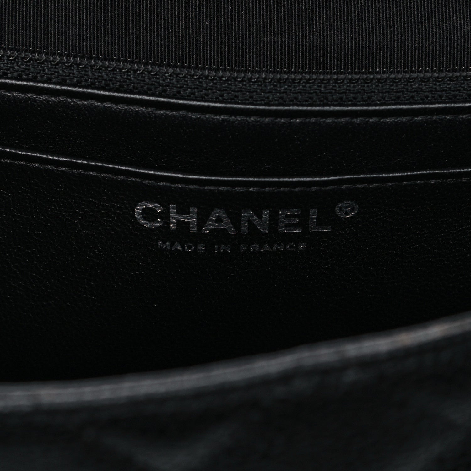 Chanel Caviar Quilted Jumbo Single Flap Black 6 of 13