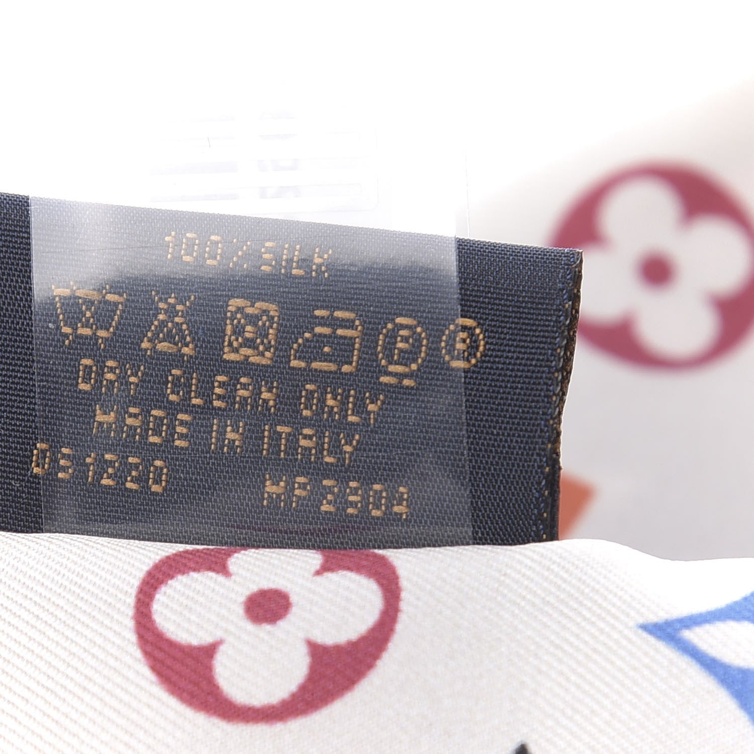 Louis Vuitton Silk Game On Bandeau Black White 4 of 4