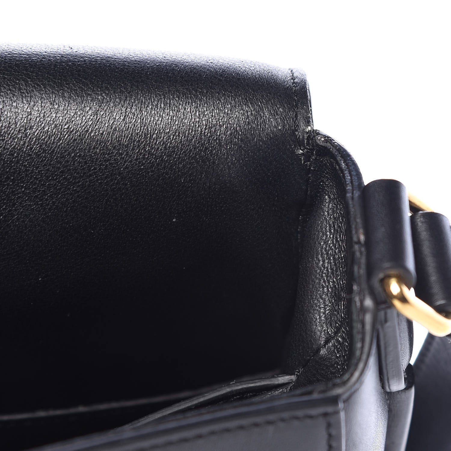 Celine Palmelato Calfskin Medium Trotteur Black 7 of 17