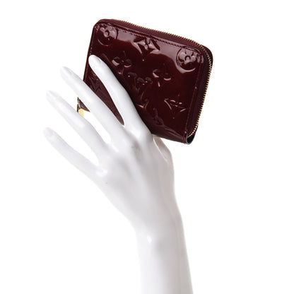 Louis Vuitton Vernis Zippy Coin Purse Wallet Rouge Fauviste 2 of 9