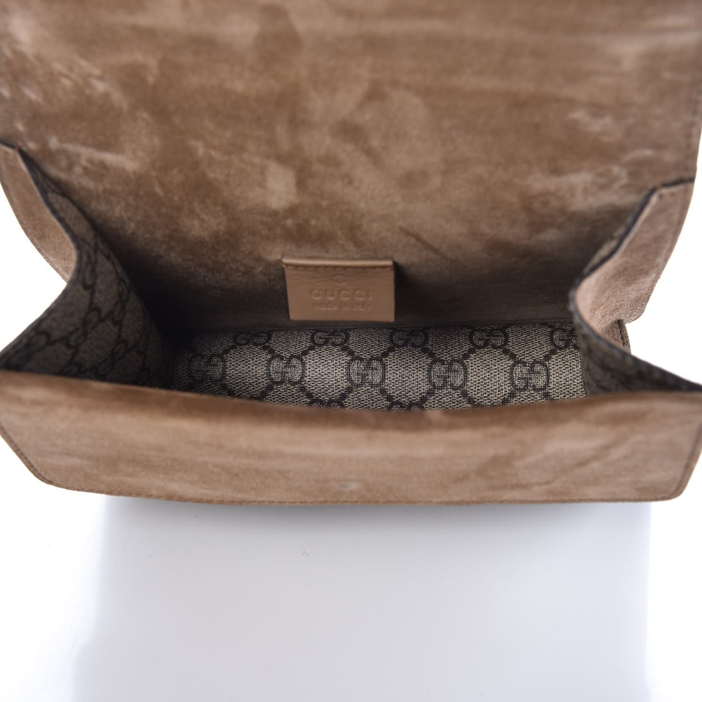 GG Supreme Monogram Mini Dionysus Shoulder Bag Taupe
