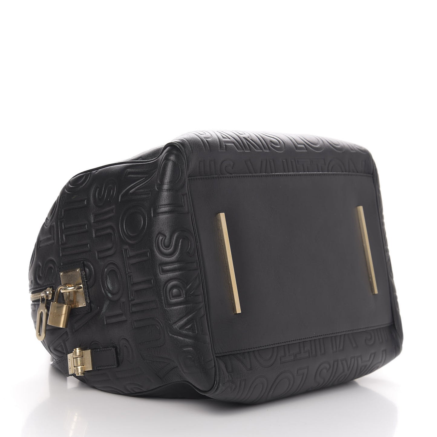 Calfskin Embossed Speedy Cube 30 Black