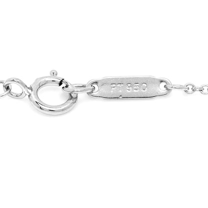 Tiffany Platinum Diamond Pink Sapphire Bubble Pendant Necklace 5 of 6