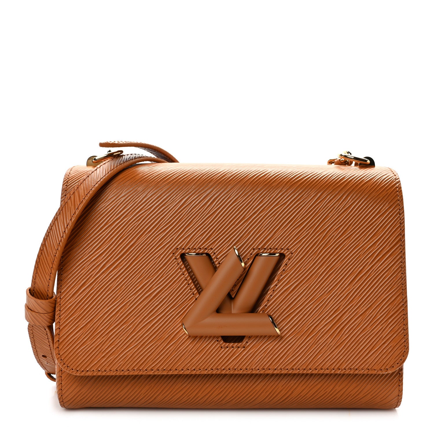 Louis Vuitton Epi Twist Shoulder Bag MM Gold Miel 1 of 12
