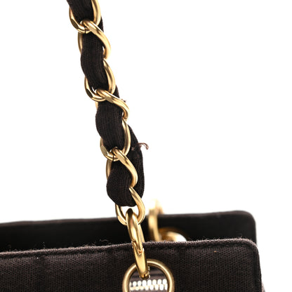 Chanel Jersey Quilted Petite Timeless Tote PTT Black 11 of 11