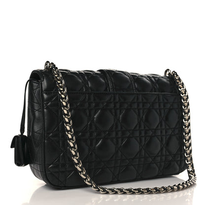 Christian Dior Lambskin Cannage Medium Miss Dior Flap Black 3 of 9