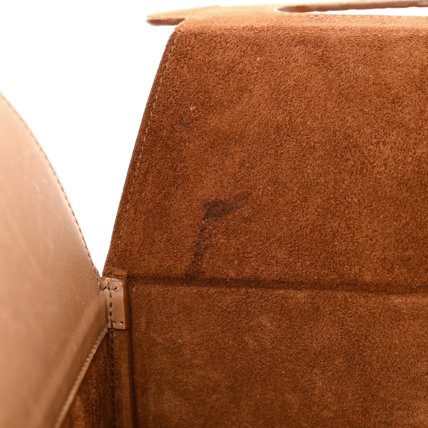 Calfskin Monogram Take Away Box Dusty Vintage Brown Gold