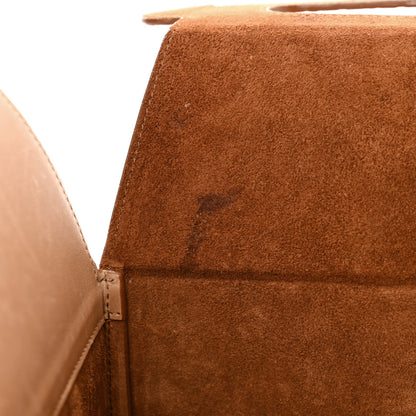 Saint Laurent Calfskin Monogram Take Away Box Dusty Vintage Brown Gold 14 of 15