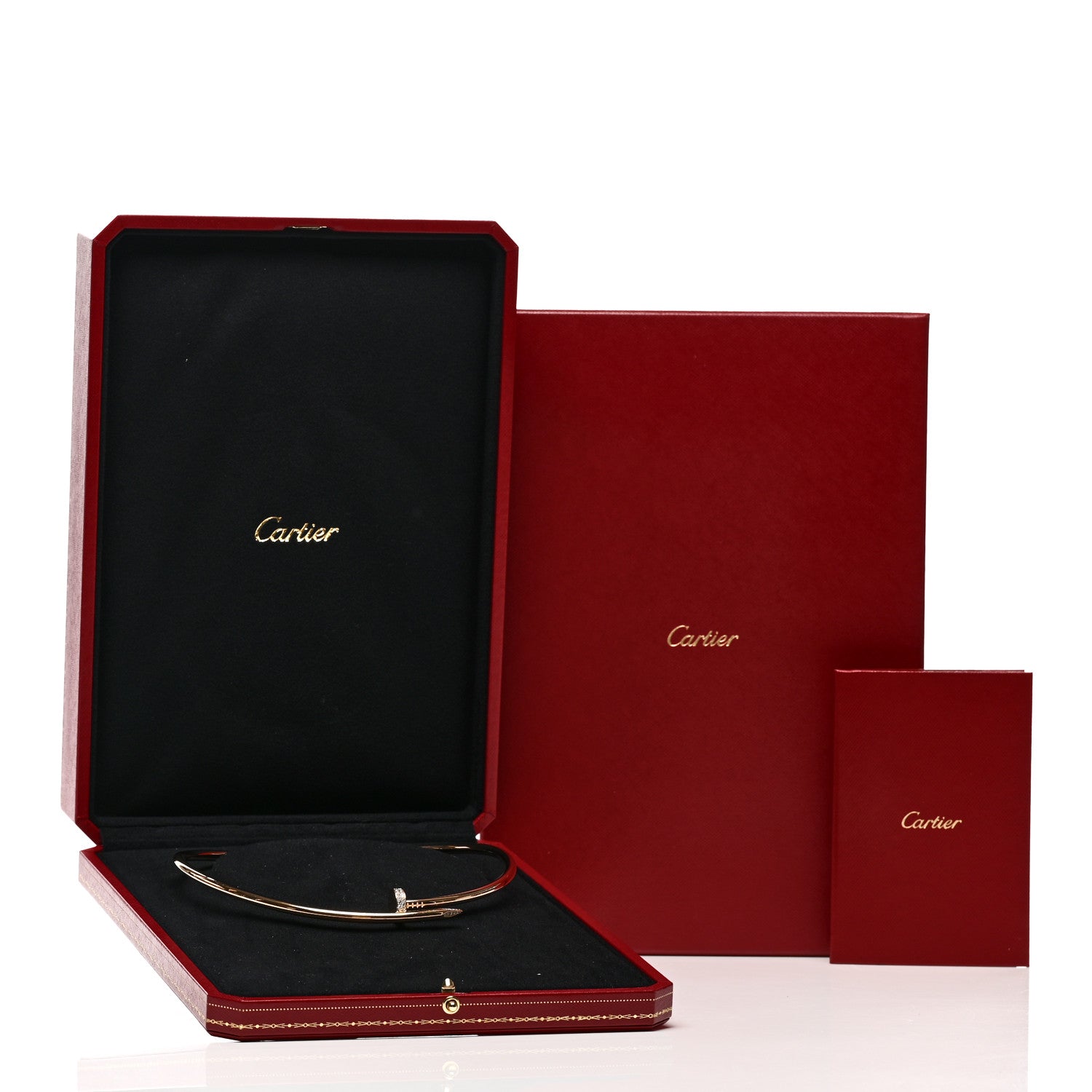 Cartier 18K Pink Gold Diamond 4.5mm Juste Un Clou Necklace 4 of 4