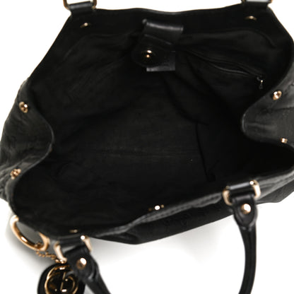 Gucci Guccissima Medium Sukey Tote Black 5 of 14
