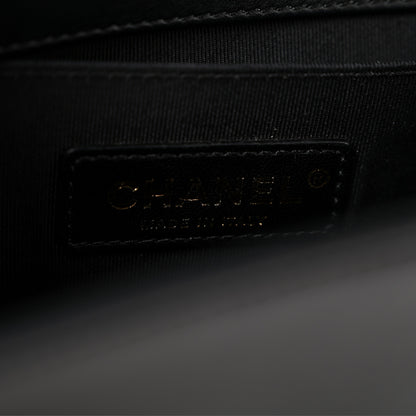 Chanel Lambskin Quilted Medium Boy Flap Black 6 of 13