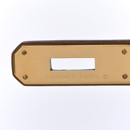 Hermes Taurillon Clemence Kelly Retourne 28 Toffee 30 of 37