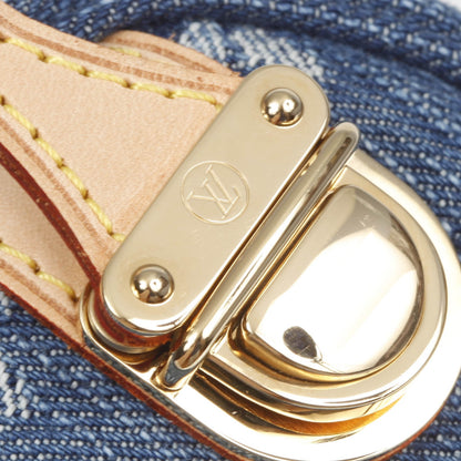 Louis Vuitton Monogram Denim Pochette Speedy PM Key Holder Blue 5 of 10