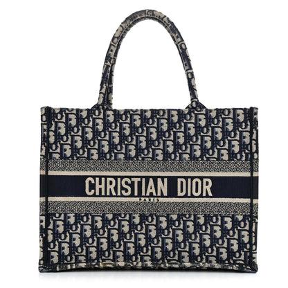 Christian Dior Oblique Medium Book Tote Blue Multicolor 1 of 16