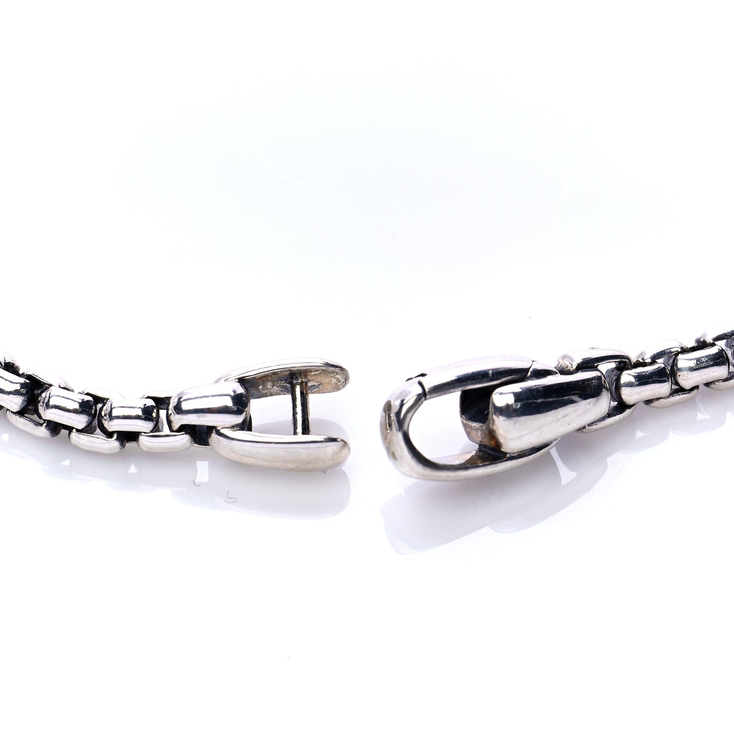 Sterling Silver Amulet Vehicle Box Chain Necklace