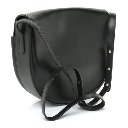 Mansur Gavriel Calfskin Saddle Crossbody Bag Black 3 of 19