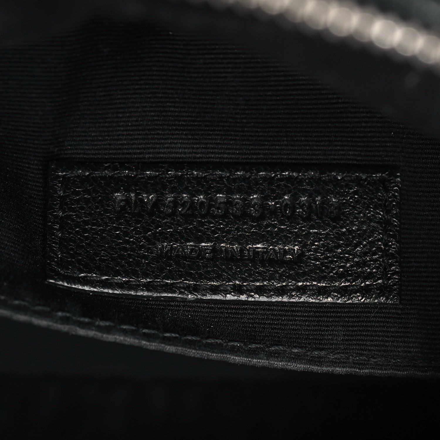 Saint Laurent Lambskin Monogram Small Lou Camera Bag Black 7 of 10
