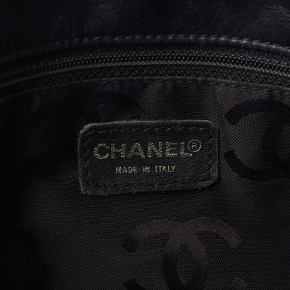 Chanel Calfskin Contrast Stitch Surpique Tote Black 6 of 14