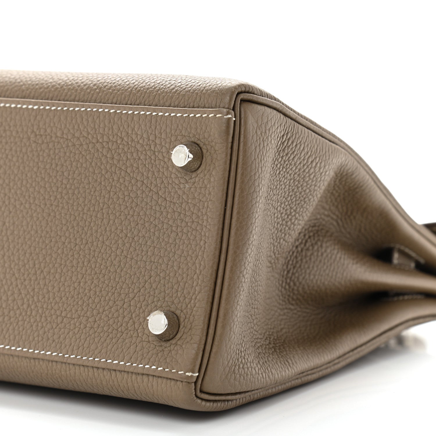 Hermes Togo Kelly Retourne 28 Etoupe 11 of 13