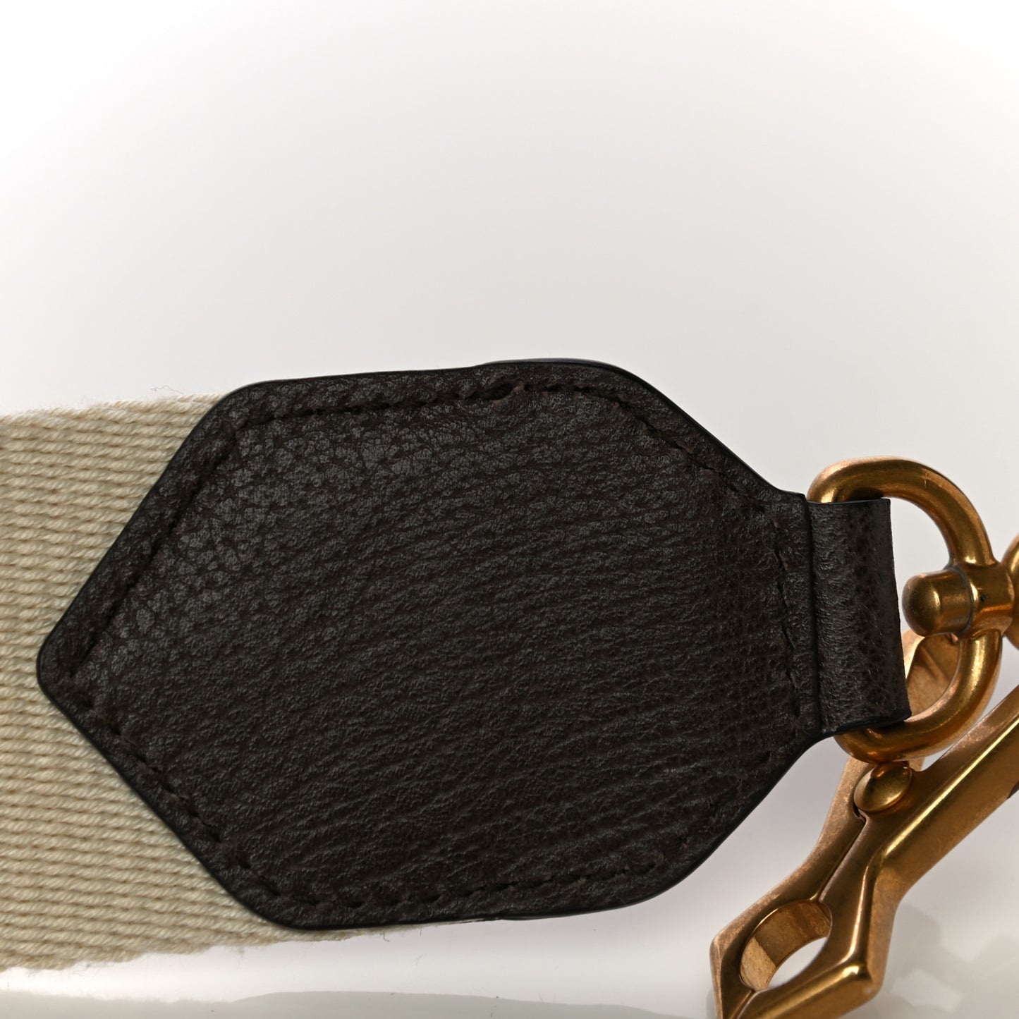Canvas Shoulder Strap Beige Black Red