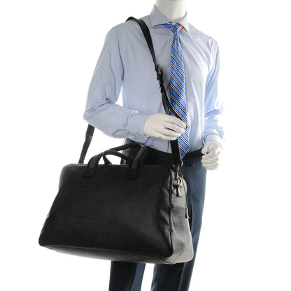 Fendi Zucca Spalmati Large Travel Bag Black 2 of 7