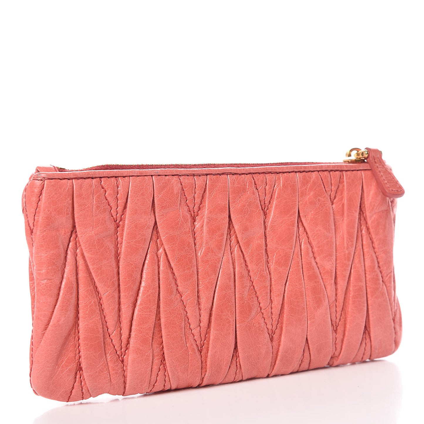 Nappa Matelasse Lux Pouch Rosa
