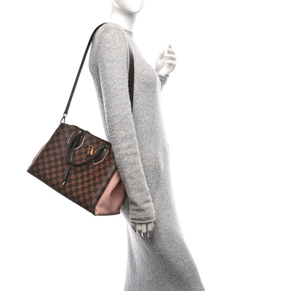 Louis Vuitton Cuir Taurillon Damier Ebene Normandy Magnolia 2 of 9
