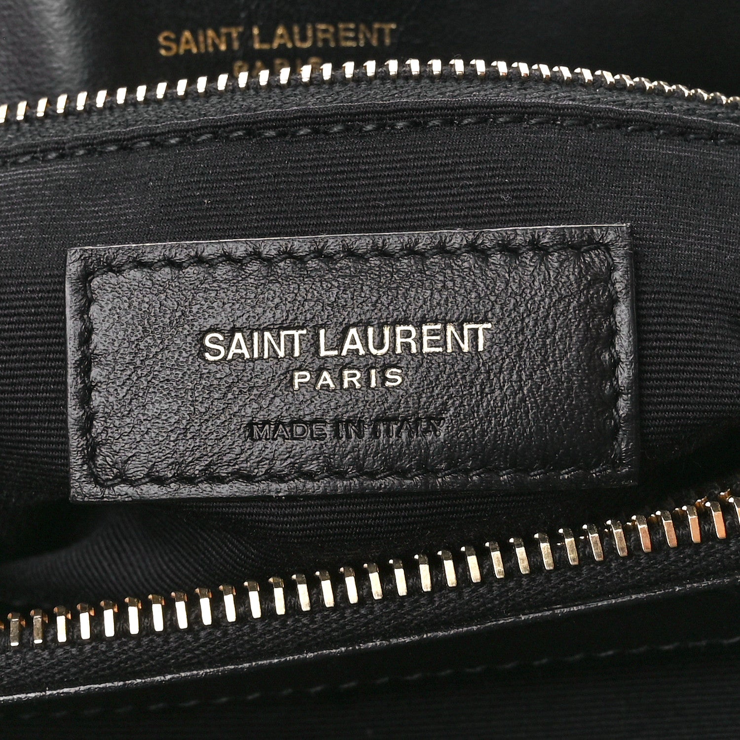 Saint Laurent Calfskin Y Quilted Monogram Medium Loulou Chain Satchel Black 7 of 11