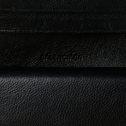 Balenciaga Grained Calfskin Neo Classic Wallet Black 6 of 6