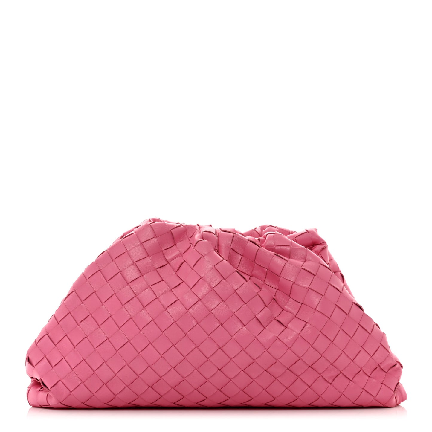 Nappa Maxi Intrecciato The Pouch Oversized Clutch Pink