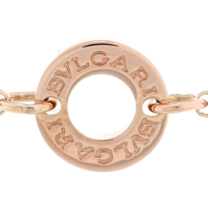 Bulgari 18K Rose Gold Diamond Small B.Zero1 Pave Pendant Necklace 4 of 5