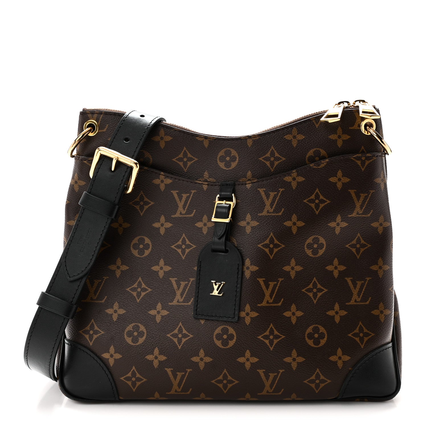 Louis Vuitton Monogram Odeon MM Black 1 of 9