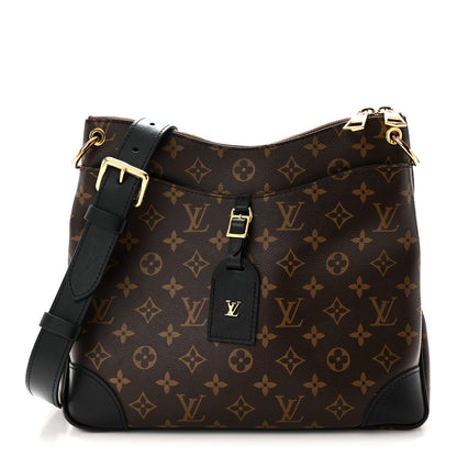 Louis Vuitton Monogram Odeon MM Black 1 of 9