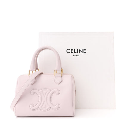 Celine Smooth Calfskin Triomphe Small Boston Bag Poudre 12 of 12