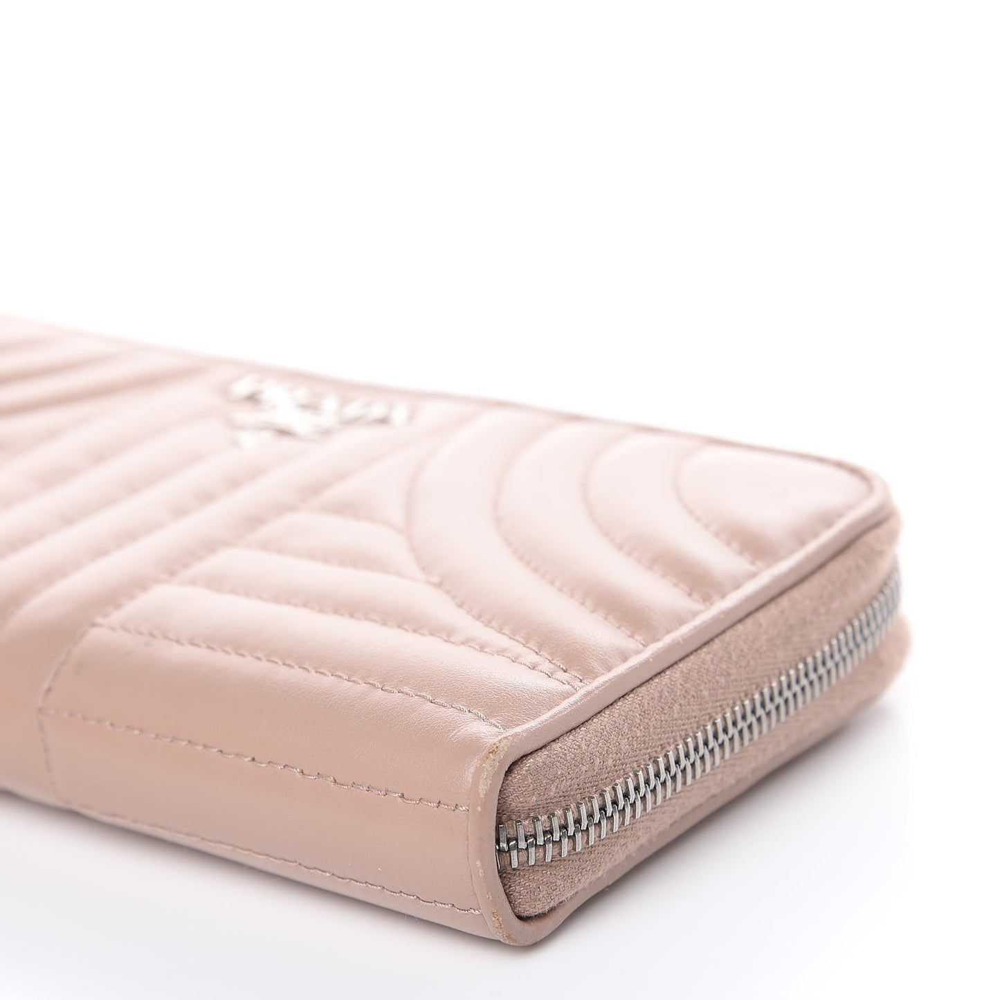 Soft Calfskin Diagramme Zip Around Wallet Cipria