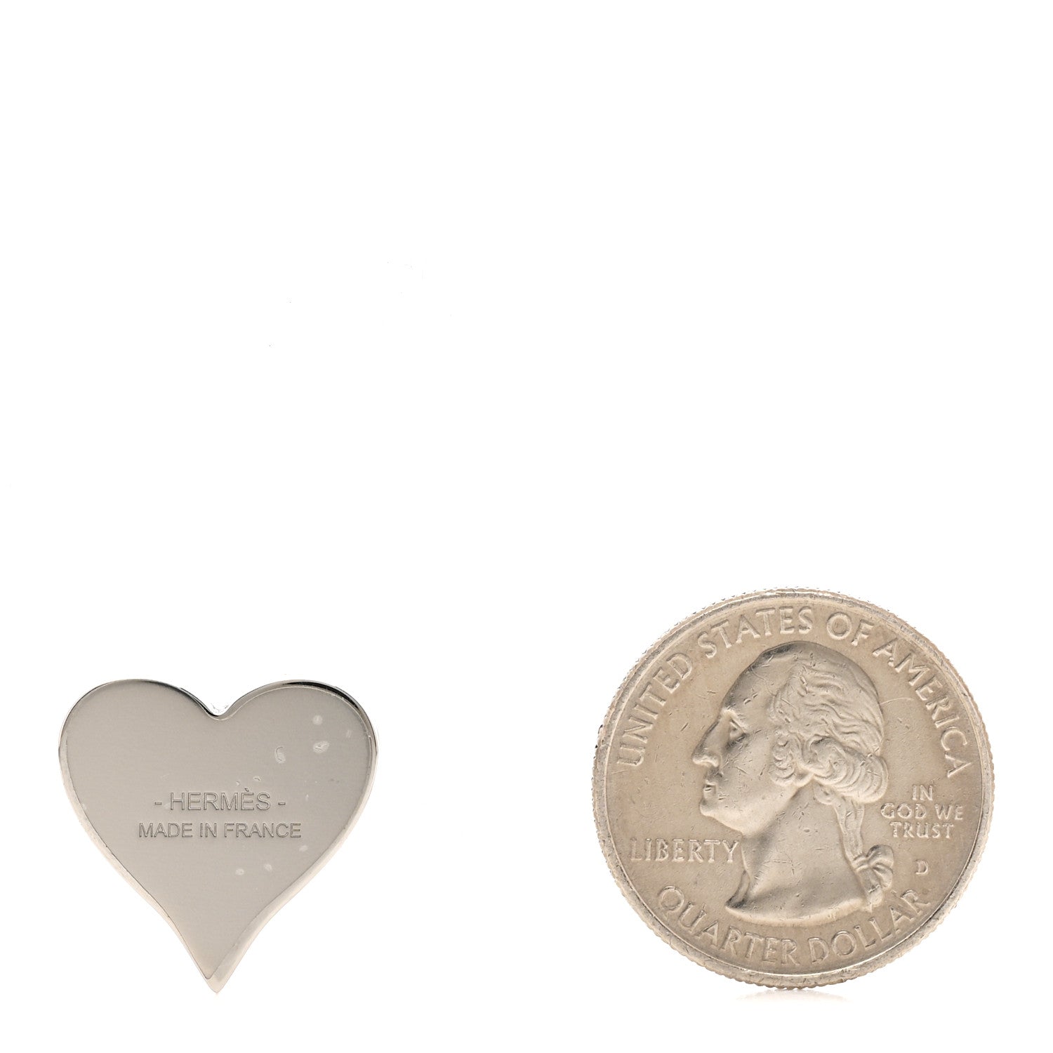 Hermes Palladium Coeur Tea Time Scarf Ring Rouge 2 of 3