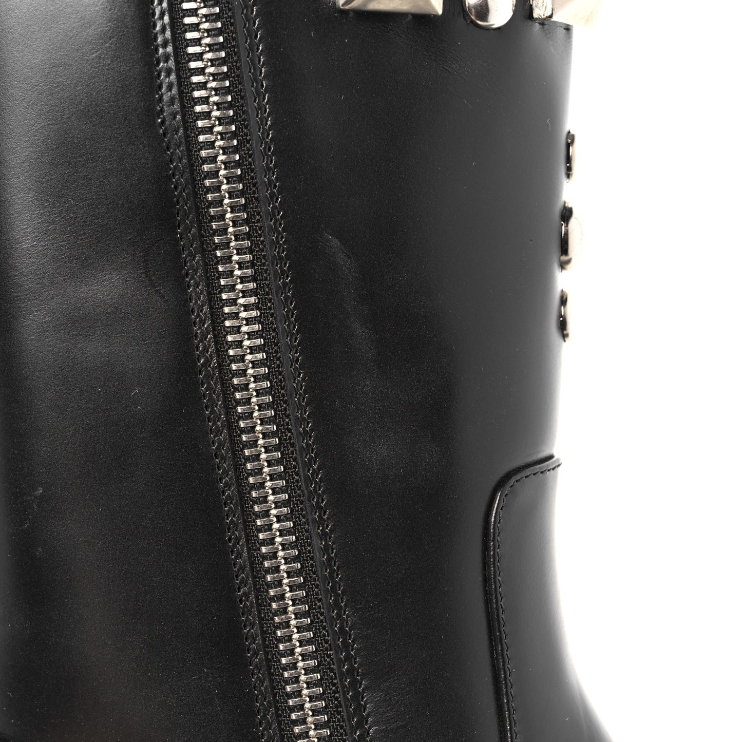 Ketta Studded Babies 40 Brod Knee High Boots 36 Black