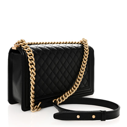 Chanel Caviar Quilted New Medium Boy Flap Black 3 of 9