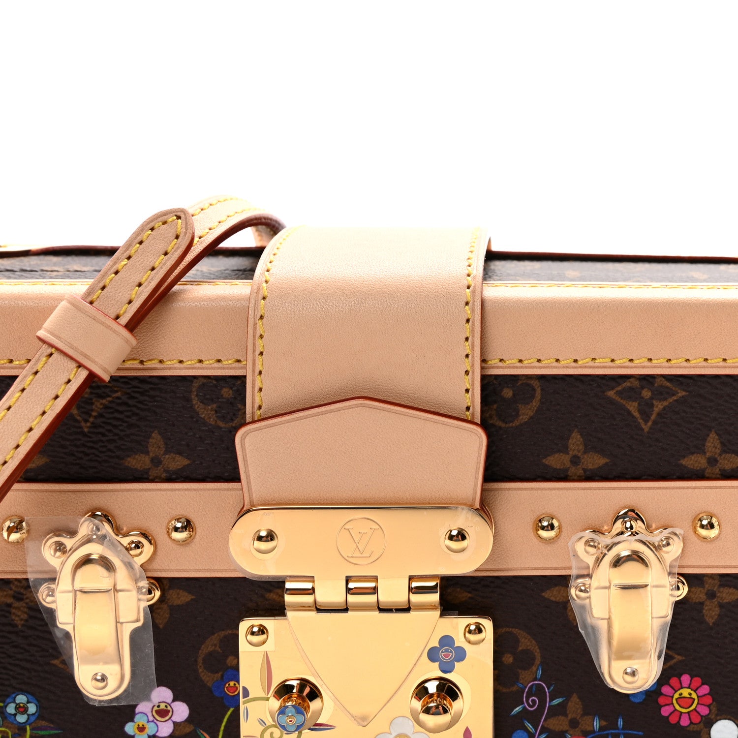 Louis Vuitton LV X TM Monogram Flowers Petite Malle 7 of 9