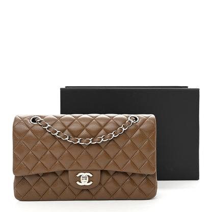Chanel Caviar Quilted Medium Double Flap Brown 10 of 10