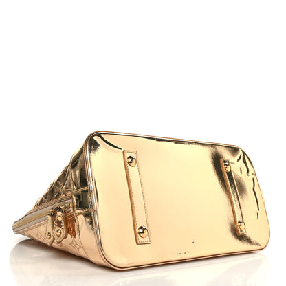 Louis Vuitton Monogram Miroir Alma MM Gold 4 of 11