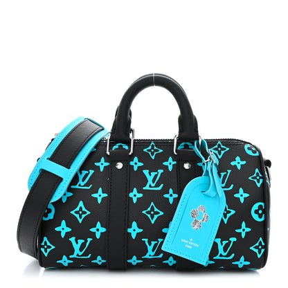 Louis Vuitton Monogram Playground Keepall Bandouliere 25 Black 1 of 10